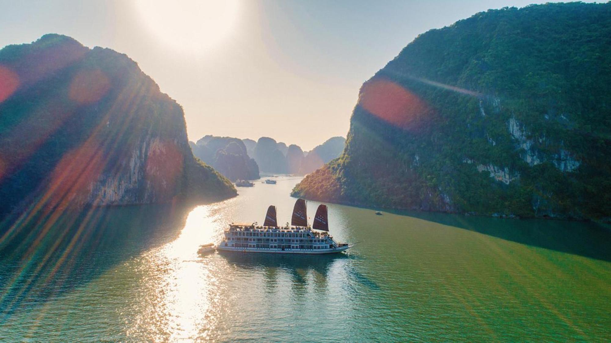 Arcady Boutique Cruise Hotell Ha Long Eksteriør bilde