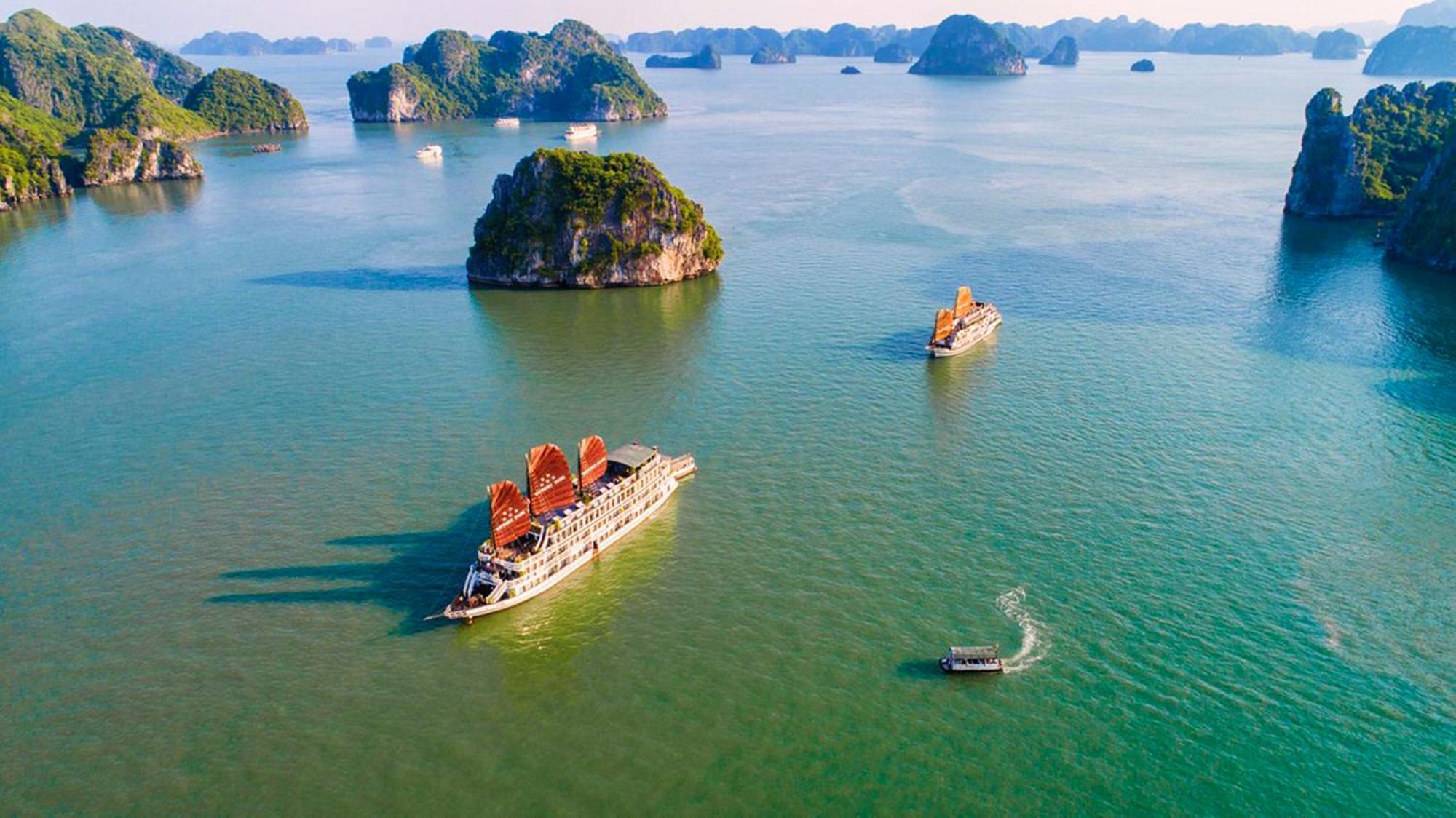 Arcady Boutique Cruise Hotell Ha Long Eksteriør bilde