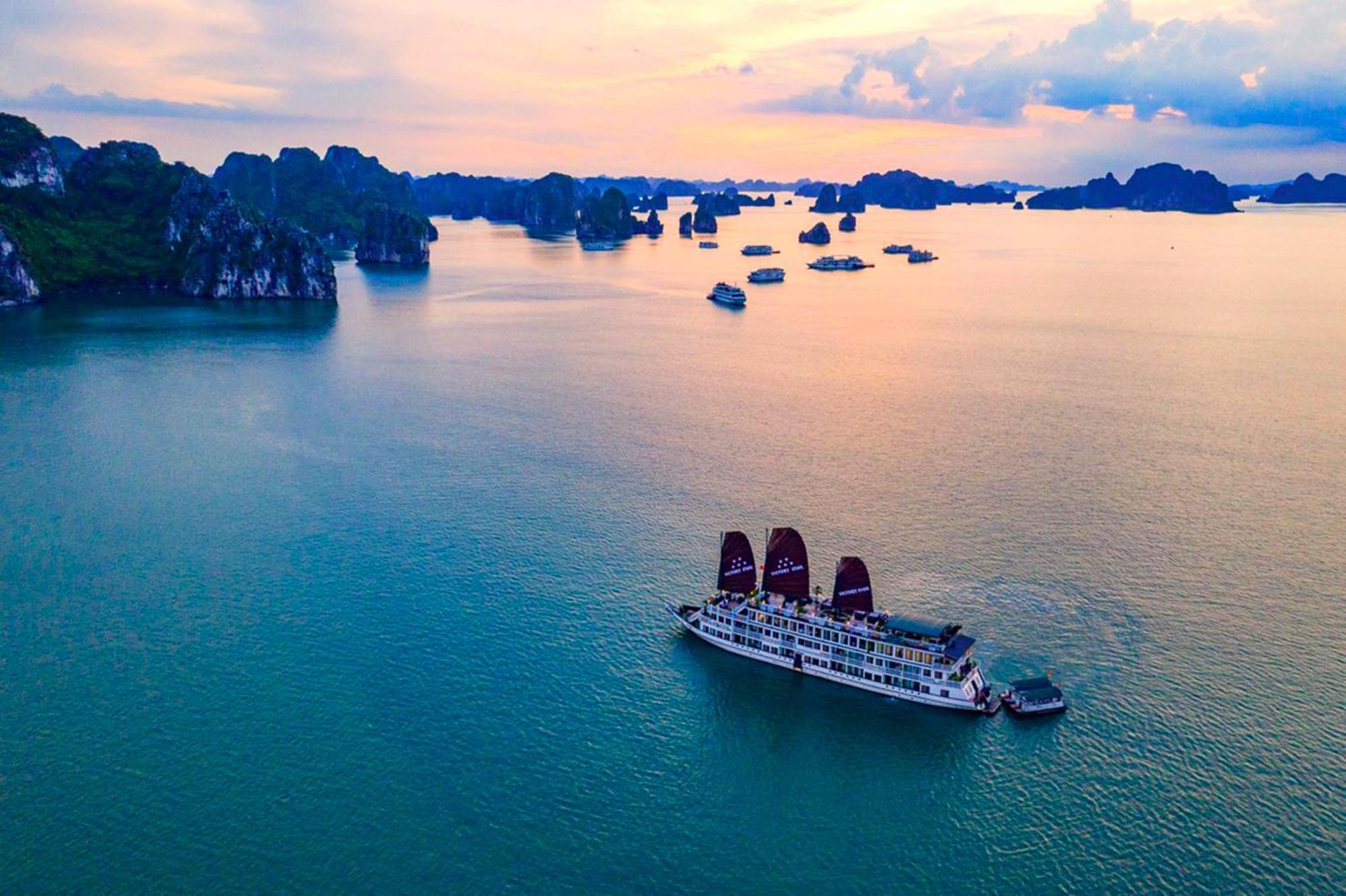 Arcady Boutique Cruise Hotell Ha Long Eksteriør bilde